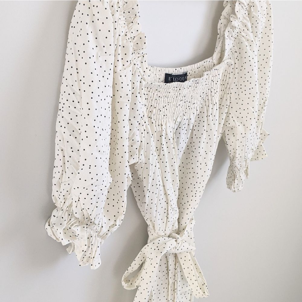 Eloquii Smocked Mini Dress - Picture 5 of 6